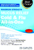 Max Strength All in One Mucus, Cold, & Flu Relief - 20ct Box