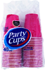 18oz Party Cups, 40ct - Nonsealable Bag