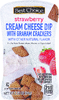 Strawberry Cream Cheese Dip with Graham Squares