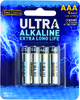 AAA Ultra Alkaline Batteries, 4ct