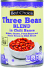 Three Bean Blend in Chili Sauce - 15oz Can