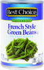 No Salt Added French Style Green Beans - 14oz Can