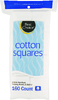 Cotton Squares, 160ct - Resealable Bag