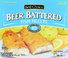 Golden Crispy Beer Battered Fish Fillets, 10ct - 18.2oz Box
