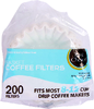 8-12 cup  Basket Coffee Filters, 200ct - Nonsealable Bag