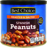 Roasted & Salted Spanish Peanuts - 12oz Canister