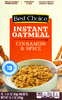 Cinnamon And Spice Instant Oatmeal
