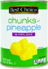 Chunk Pineapple in 100% Juice