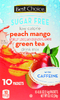 Sugar Free Peach Mango Green Tea Mix, 10ct - 0.8oz Box