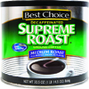 Decaf Supreme Roast Ground Coffee - 34oz Canister