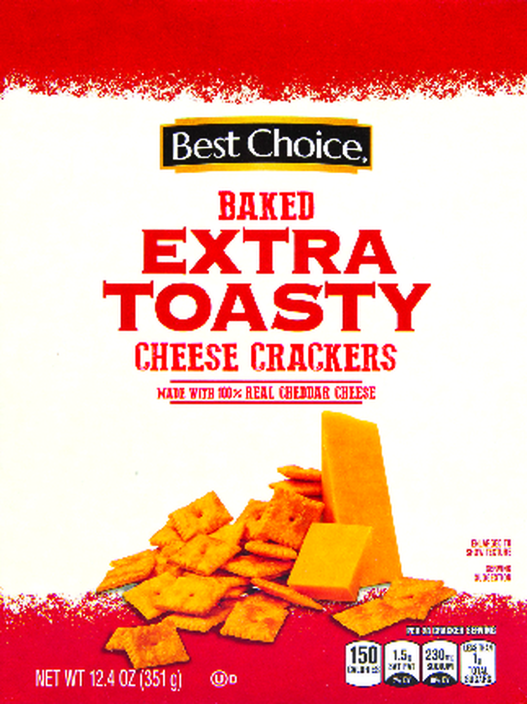 Extra Toasty Cheese Cracker 0007003866433 – Best Choice®