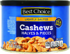 Lightly Salted Cashew Halves & Pieces - 8oz Canister