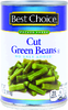 Unsalted Fancy Cut Green Beans - 14.5oz Can