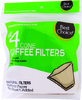 #4 Natural Cone Coffee Filters, 100ct - Resealable Bag
