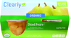 Organic Diced Pears Cups