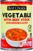 Vegetable w/ beef stock condensed soup - 10.75oz Can