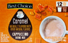 Caramel Single Serve Cappuccino Pods - 12ct