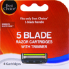 5 Blade Cartridge Men's