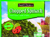 Chopped Spinach - 10oz Box
