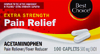 Extra Strength Pain Relief, Acetaminophen Tablets - 100ct Box