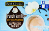 French Vanilla Single Serve Cappuccino Pods - 12ct