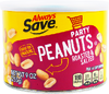 Roasted & Salted Party Peanuts - 9oz Canister