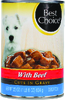 Beef Cuts in Gravy Dog Food - 22oz Can