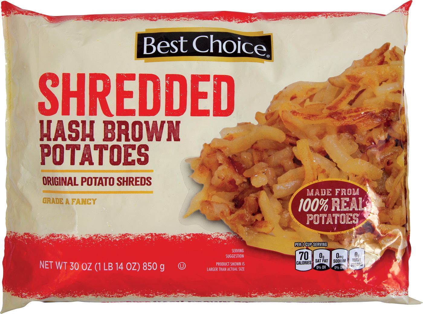 Best Choice Shredded Hash Browns, Potatoes