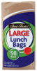 Large Lunch Bags - 50ct Plastic Pack