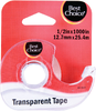 Transparent Tape Dispenser - 0.5 in x 1000 in