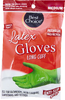 Latex Gloves Long Cuff, Medium - Peg Bag