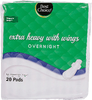 Overnight Extra Heavy Maxi Pad with Wings - 20ct Nonsealable Pack