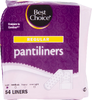 Regular Pantiliners - 54ct Nonsealable Pack