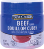 Beef Flavor Bouillon Cubes - 3.25oz Plastic Jar