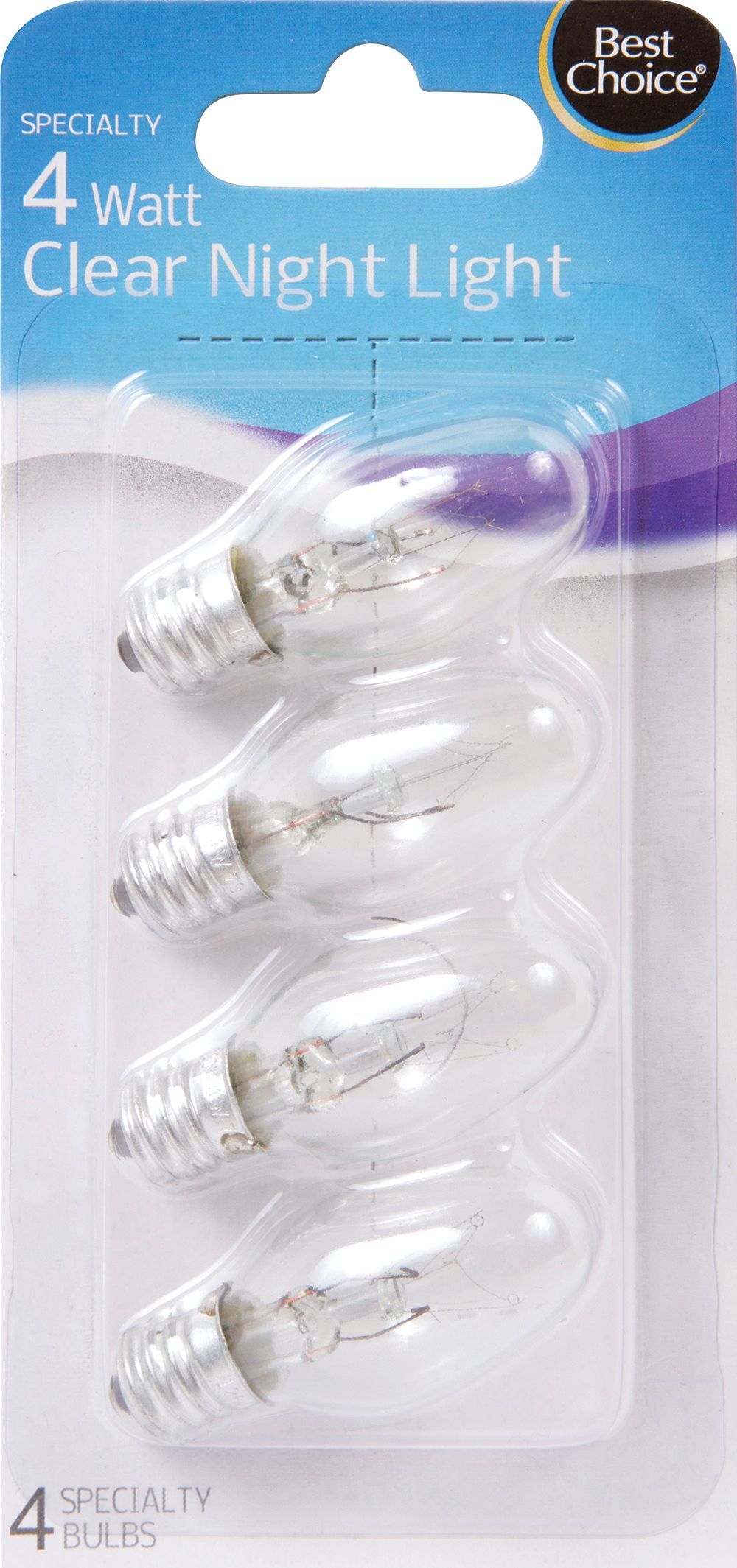 Clr 4 Watt Night Light Bulbs 0007003858996 Best Choice®
