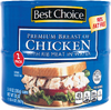 Premium Breast of Chicken With Rib Meat In Water, 2ct